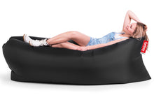 Load image into Gallery viewer, Girl Laying on a Black Fatboy Lamzac the Original