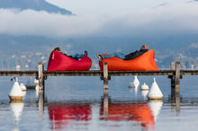 Load image into Gallery viewer, Fatboy Lamzac the Originals on a Dock Near the Water