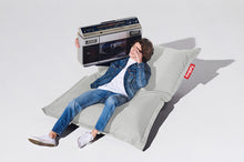 Load image into Gallery viewer, Guy Sitting on a Mist Fatboy Original Outdoor Bean Bag