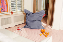 Load image into Gallery viewer, Blue Fatboy Original Stonewashed Bean Bag in a Room