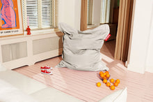 Load image into Gallery viewer, Silver Grey Fatboy Original Stonewashed Bean Bag in a Room