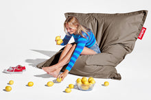 Load image into Gallery viewer, Girl Sitting on a Taupe Fatboy Original Stonewashed Bean Bag