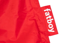 Load image into Gallery viewer, Fatboy Tag on a Red Junior Bean Bag
