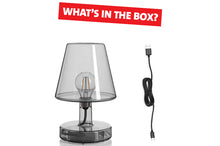 Load image into Gallery viewer, Fatboy Transloetje Table Lamp - Grey What's Included