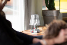 Load image into Gallery viewer, Transparent Fatboy Transloetje Table Lamp on a Table