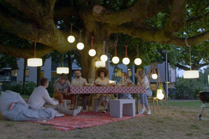 Fatboy Thierry le Swinger Lamps Hanging from a Tree