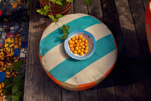 Dusen Dusen Point outdoor blue orange stripes