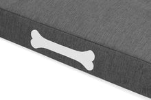 Load image into Gallery viewer, Rock Grey Fatboy Doggielounge Large Outdoor Dog Bed Closeup
