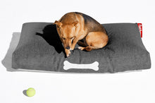 Load image into Gallery viewer, Dog Laying on a Rock Grey Fatboy Doggielounge Small Outdoor Dog Bed
