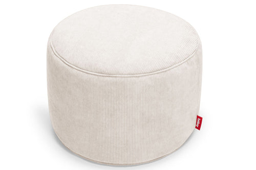Cream Fatboy Point Recycled Cord Ottoman