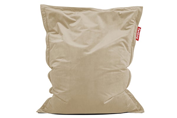 Fatboy Original Slim Recycled Velvet Bean Bag Chair - Camel