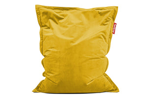 Fatboy Original Slim Recycled Velvet Bean Bag Chair - Gold Honey
