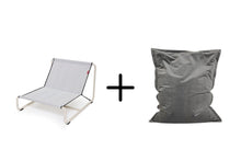 Load image into Gallery viewer, Original Slim Recycled Velvet Beanbag Chair + Beanbase Bundle
