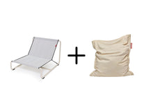 Load image into Gallery viewer, Original Slim Teddy Beanbag Chair + Beanbase Bundle
