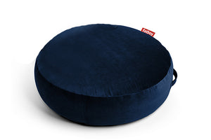 Fatboy Island Large Velvet Pouf Lounger - Dark Blue