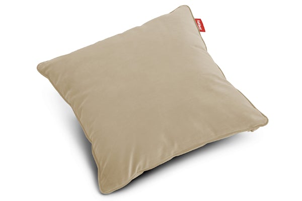 Fatboy Square Recycled Velvet Throw Pillow - Camel