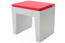 Load image into Gallery viewer, Red Fatboy Concrete Seat Pillow Cushion on a Concrete Seat
