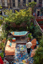 Load image into Gallery viewer, Dusen Dusen Point outdoor blue orange stripes
