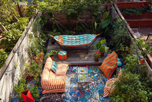 Load image into Gallery viewer, Dusen Dusen Point outdoor blue orange stripes
