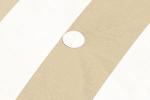 Fatboy Circle Outdoor Pillow - Stripe Sandy Beige - Closeup