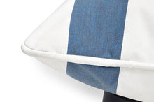 Load image into Gallery viewer, Paletti Corner Seat - Stripe Ocean Blue Closeup
