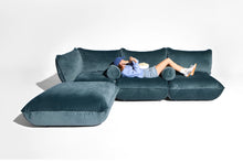 Load image into Gallery viewer, Puff Rolster Recycled Velvet Pillow
