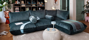 Sumo Corner Seat Recycled Velvet