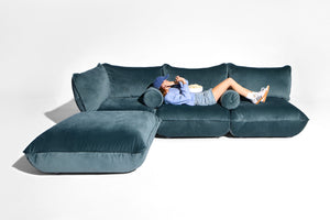 Sumo Corner Seat Recycled Velvet