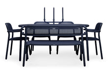 Load image into Gallery viewer, Dark Ocean Fatboy Toni Bankski Bench With a Toni Tavolo Table
