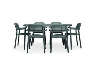 Pine Green Fatboy Toni Tavolo Outdoor Dining Table and Chairs