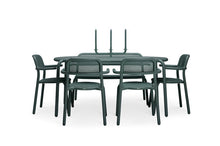 Load image into Gallery viewer, Pine Green Fatboy Toni Tavolo Outdoor Dining Table and Chairs with Candle Stick
