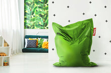 Load image into Gallery viewer, Grass Green Fatboy Junior Bean Bag in a Kids Room
