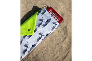 Fuji Fatboy Miasun Sun Shade Folded on the Beach