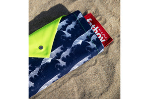 Mochi Fatboy Miasun Sun Shade Folded on the Beach