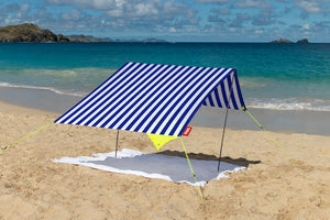 Salin Fatboy Miasun Sun Shade Setup on the Beach