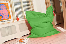 Load image into Gallery viewer, Grass Green Fatboy Original in a Room by a Window
