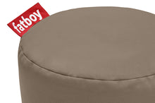 Load image into Gallery viewer, Fatboy Point Stonewashed Pouf - Taupe - Label
