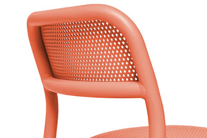 Tangerine Fatboy Toni Chair Back Closeup