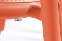 Load image into Gallery viewer, Tangerine Fatboy Toni Chair Closeup
