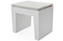 Load image into Gallery viewer, Mist  Fatboy Concrete Seat Pillow Cushion on a Concrete Seat
