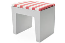 Load image into Gallery viewer, Red Stripe Fatboy Concrete Seat Pillow Cushion on a Concrete Seat
