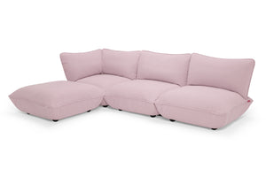 Fatboy Sumo Corner Sofa - Bubble Pink Angle