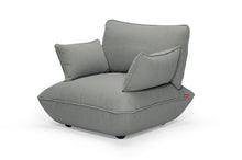 Load image into Gallery viewer, Fatboy Sumo Loveseat - Mouse Grey Angle

