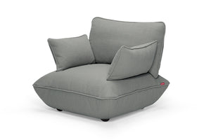Fatboy Sumo Loveseat - Mouse Grey Angle