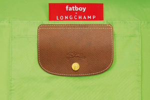 Lamzac x Longchamp Glamping O - Green - Pouch Closeup