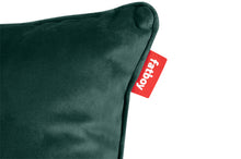 Load image into Gallery viewer, Fatboy Square Recycled Velvet Throw Pillow - Petrol Label
