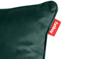 Fatboy Square Recycled Velvet Throw Pillow - Petrol Label