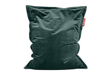 Load image into Gallery viewer, Fatboy Original Slim Recycled Velvet Bean Bag Chair - Petrol
