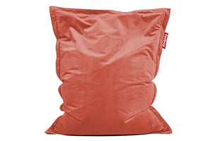 Fatboy Original Slim Recycled Velvet Bean Bag Chair - Rhubarb