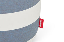 Load image into Gallery viewer, Fatboy Point Outdoor Ottoman - Stripe Ocean Blue Label
